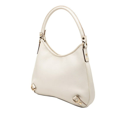 Gucci Abbey White Leather Handbag — view 2