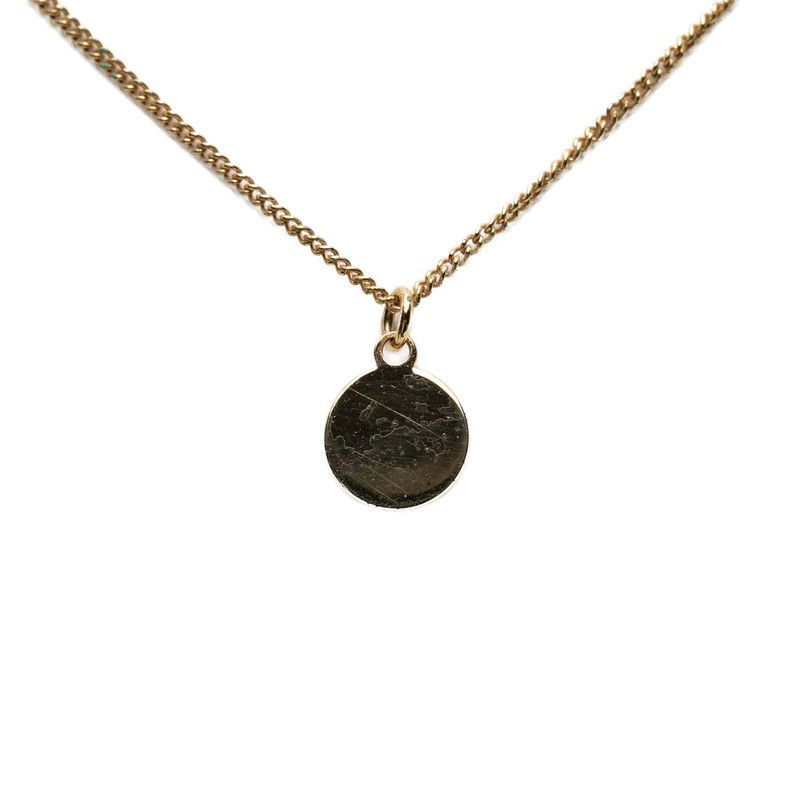 Dior Dio Logo Pendant Necklace Gold Plating — view 2