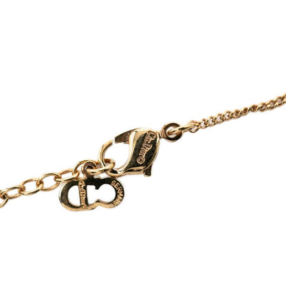 Dior Dio Logo Pendant Necklace Gold Plating — view 6