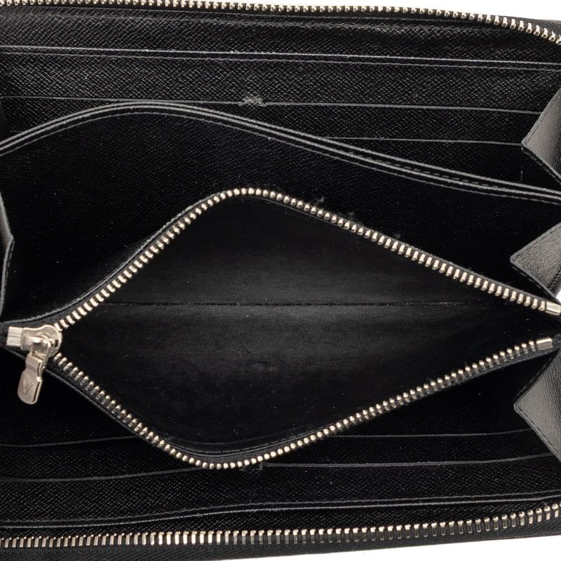 Louis Vuitton Epi Wallet Noir Black Leather — view 4
