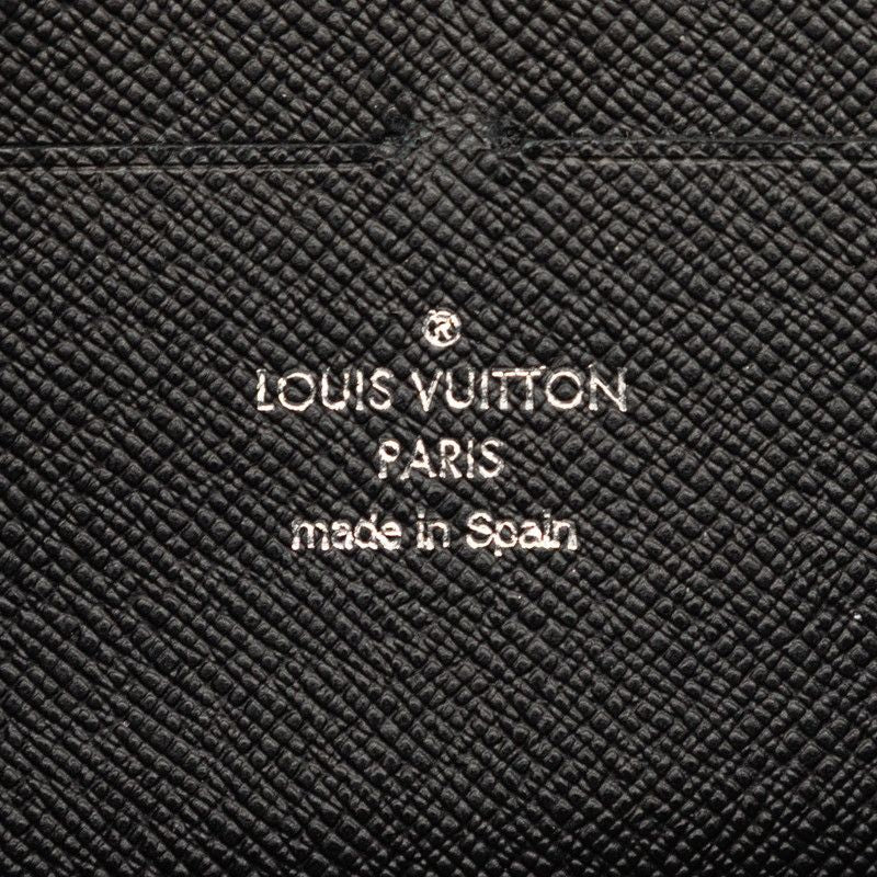 Louis Vuitton Epi Wallet Noir Black Leather — view 6