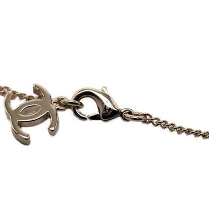 Chanel CC Logo Vip Pendant Necklace Silver tale Line Strike — view 5