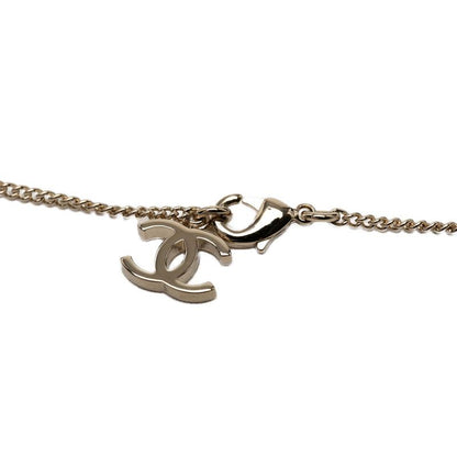 Chanel CC Logo Vip Pendant Necklace Silver tale Line Strike — view 4