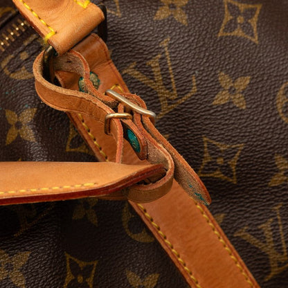 Louis Vuitton Monogram Keepall Bandouliere 50 Boston Bag 2-Way Brown Leather — view 5