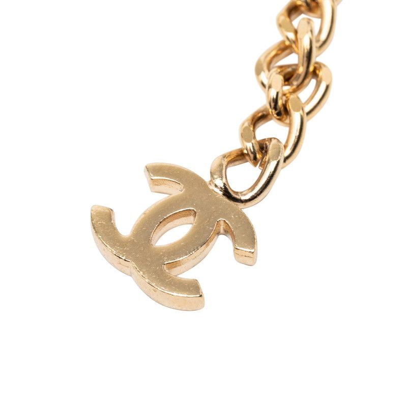 Chanel CC Logo Coco leto Gold Plating Line Strike 1 Belt — view 4