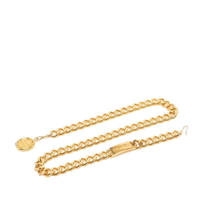 Chanel CC Logo 31 Rue Cambon leto Gold Plating 1 Belt