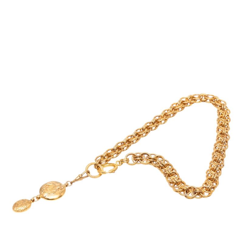 Chanel demo Vintage Pendant Necklace Gold Plating — view 4