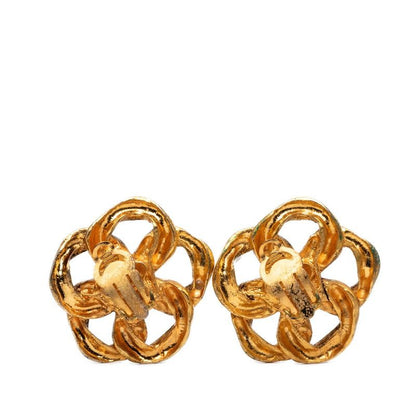Chanel CC Logo Vintage Earrings 23 Gold Plating — view 2