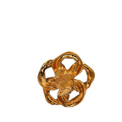 Chanel CC Logo Vintage Earrings 23 Gold Plating — view 4