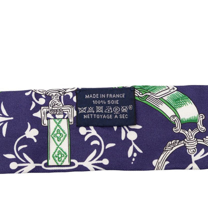 Hermes Etriers Remix Scarf Navy Silk — view 4