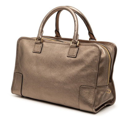 Loewe Anagram Amazona 36 Handbag Gold System Leather — view 2