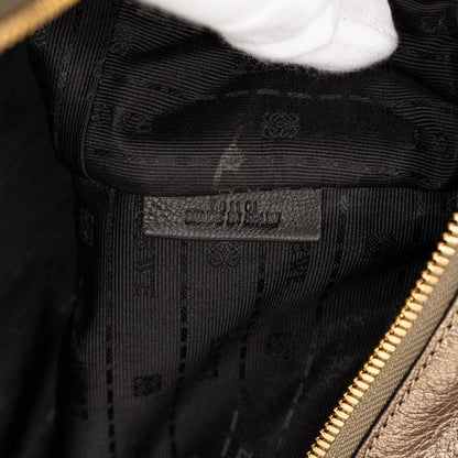 Loewe Anagram Amazona 36 Handbag Gold System Leather — view 6