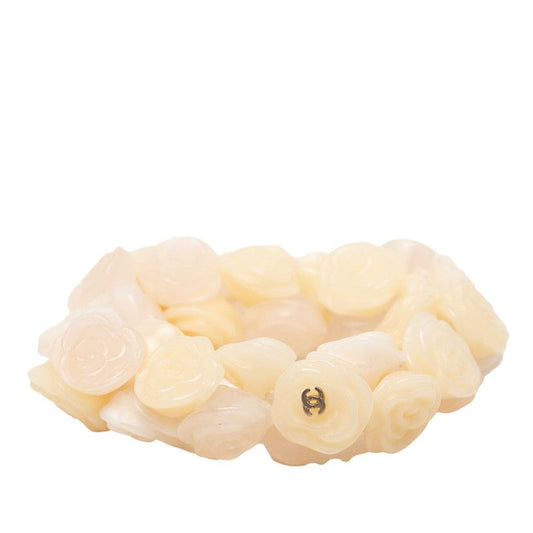 Chanel CC Logo Bracelet 02 bo Pink Plastic