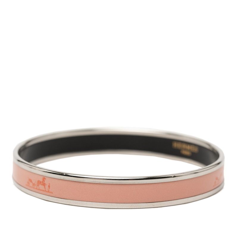 Hermes PM Carre Shu Bangle Pink tale 1- Bracelet — view 2