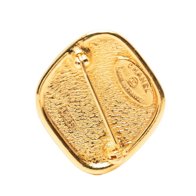 Chanel CC Logo 31 Rue Cambon Gold Plating 1 Brooch — view 2