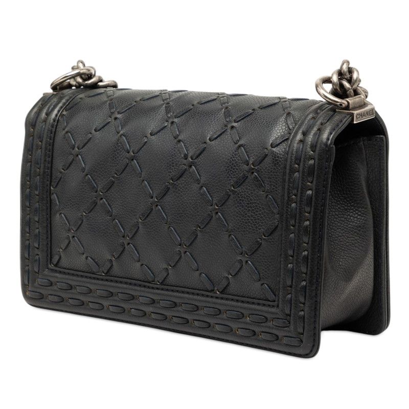 Chanel Crossbody Shoulder Bag Navy totree — view 2