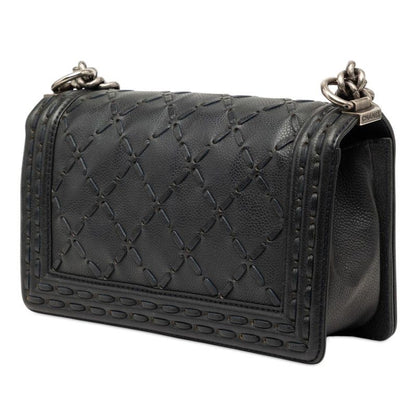 Chanel Crossbody Shoulder Bag Navy totree — view 2