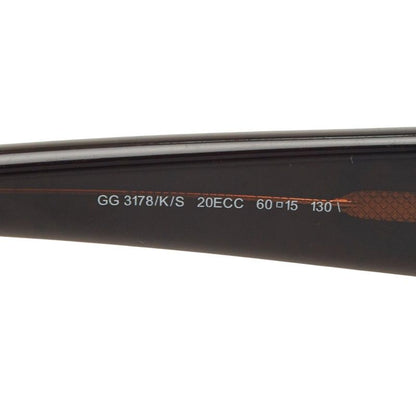 Gucci Interlocking Brown Plastic Eyewear — view 6