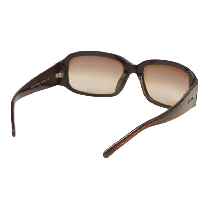 Prada Logo Brown Plastic 1 Eyewear — view 3