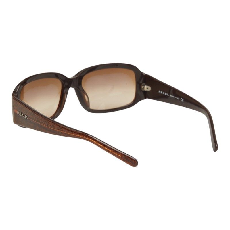 Prada Logo Brown Plastic 1 Eyewear — view 2
