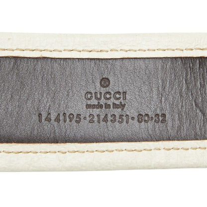 Gucci GG Canvas leto 32 Beige bo Belt — view 7