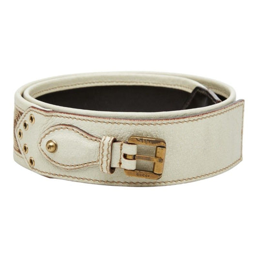 Gucci GG Canvas leto 32 Beige bo Belt