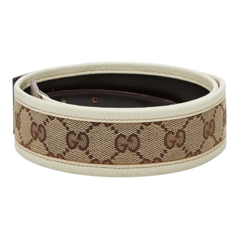 Gucci GG Canvas leto 32 Beige bo Belt — view 3