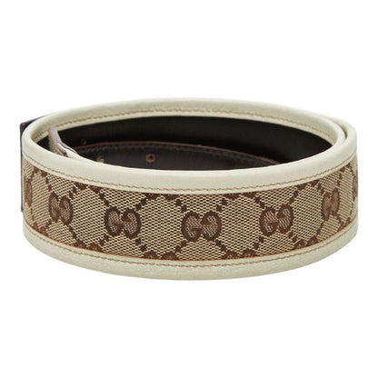 Gucci GG Canvas leto 32 Beige bo Belt — view 3