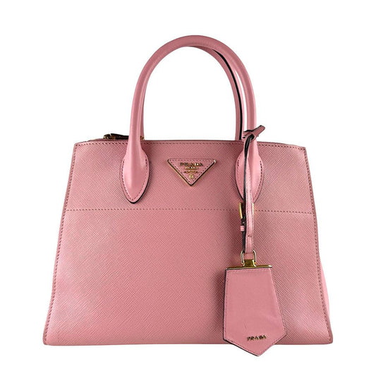 Prada Handbag Saffiano Leather Tote Pink