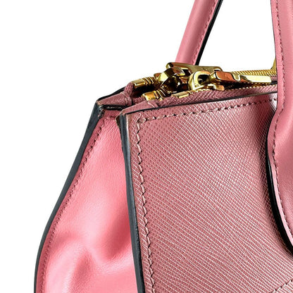 Prada Handbag Saffiano Leather Tote Pink — view 6