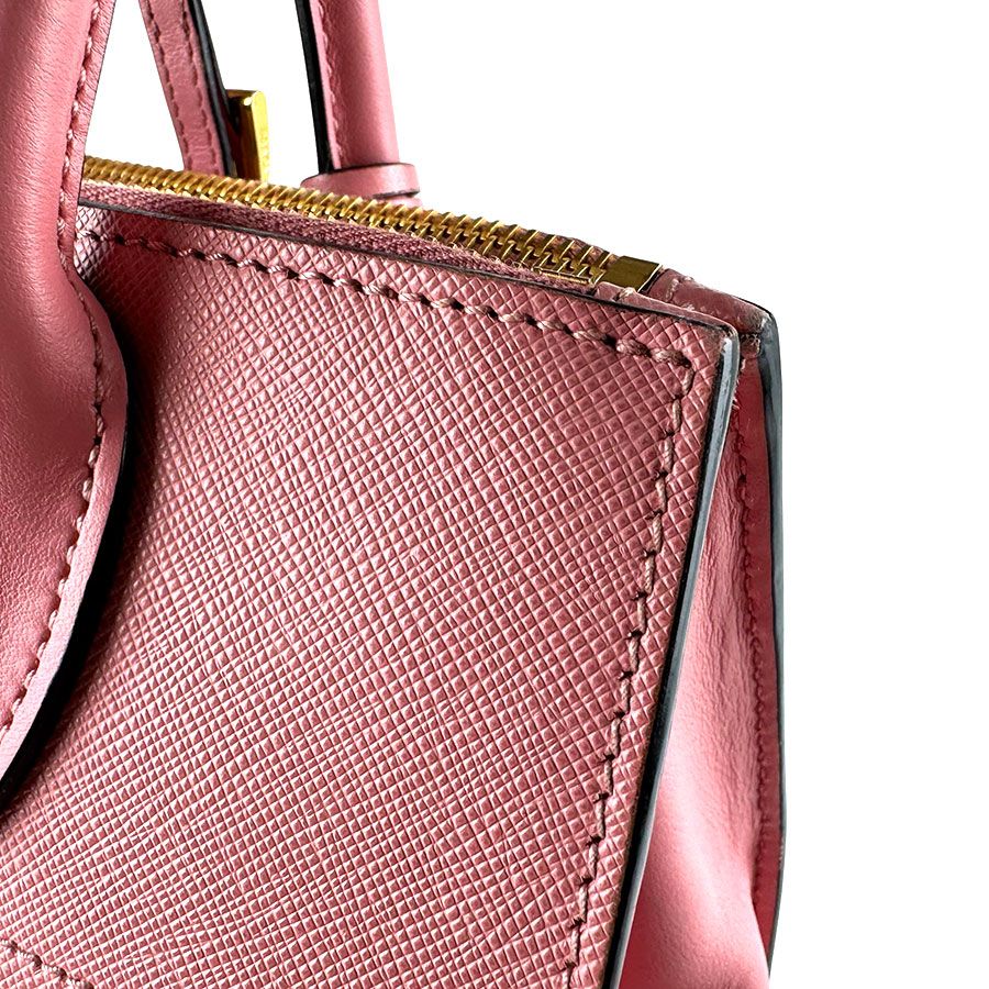 Prada Handbag Saffiano Leather Tote Pink — view 7