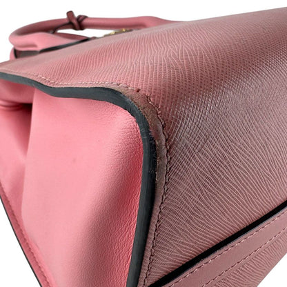 Prada Handbag Saffiano Leather Tote Pink — view 8