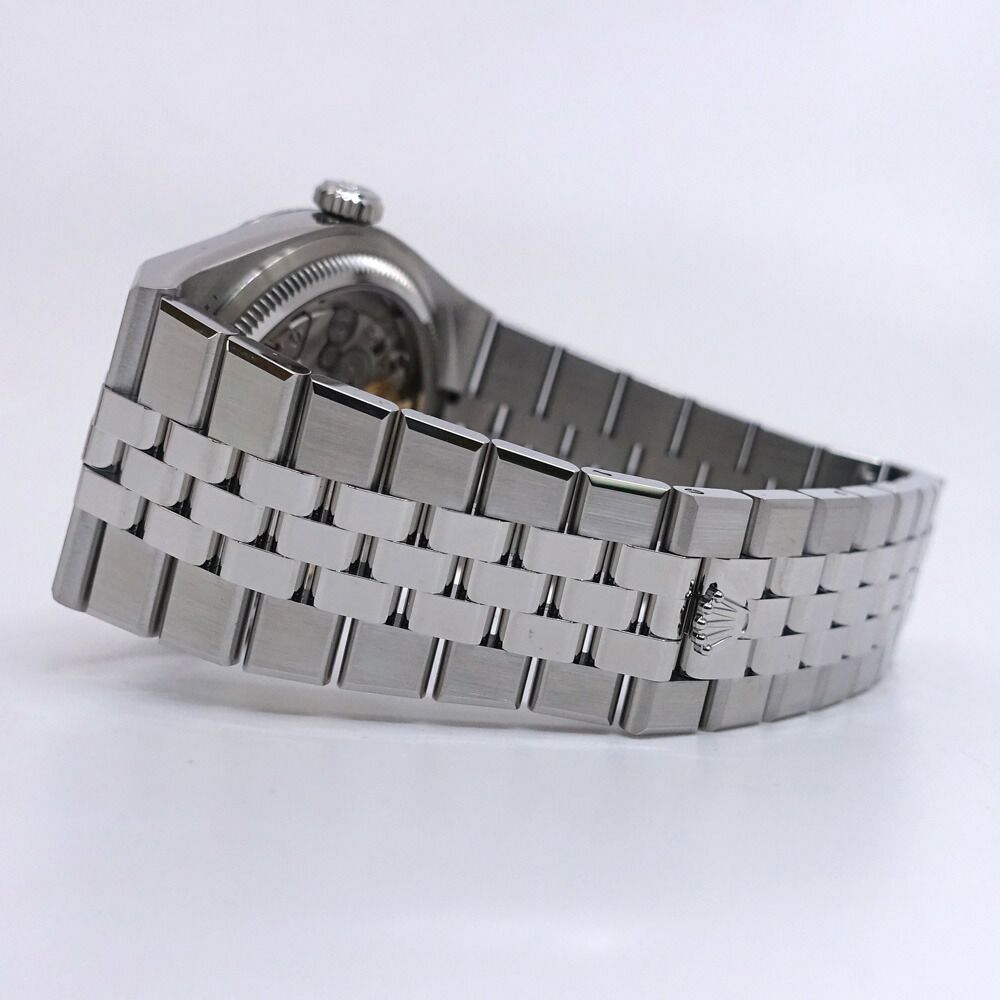 Rolex Land White Dial Honeycomb Motif Flat Jubilee — view 4