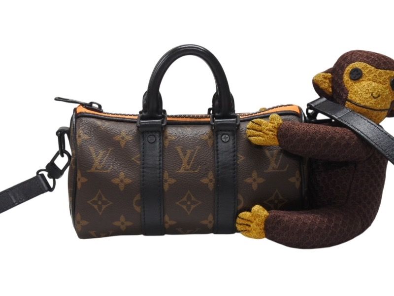 Louis Vuitton Monogram LV Friend Keepall XS Monkey 2-Way Brown — view 2