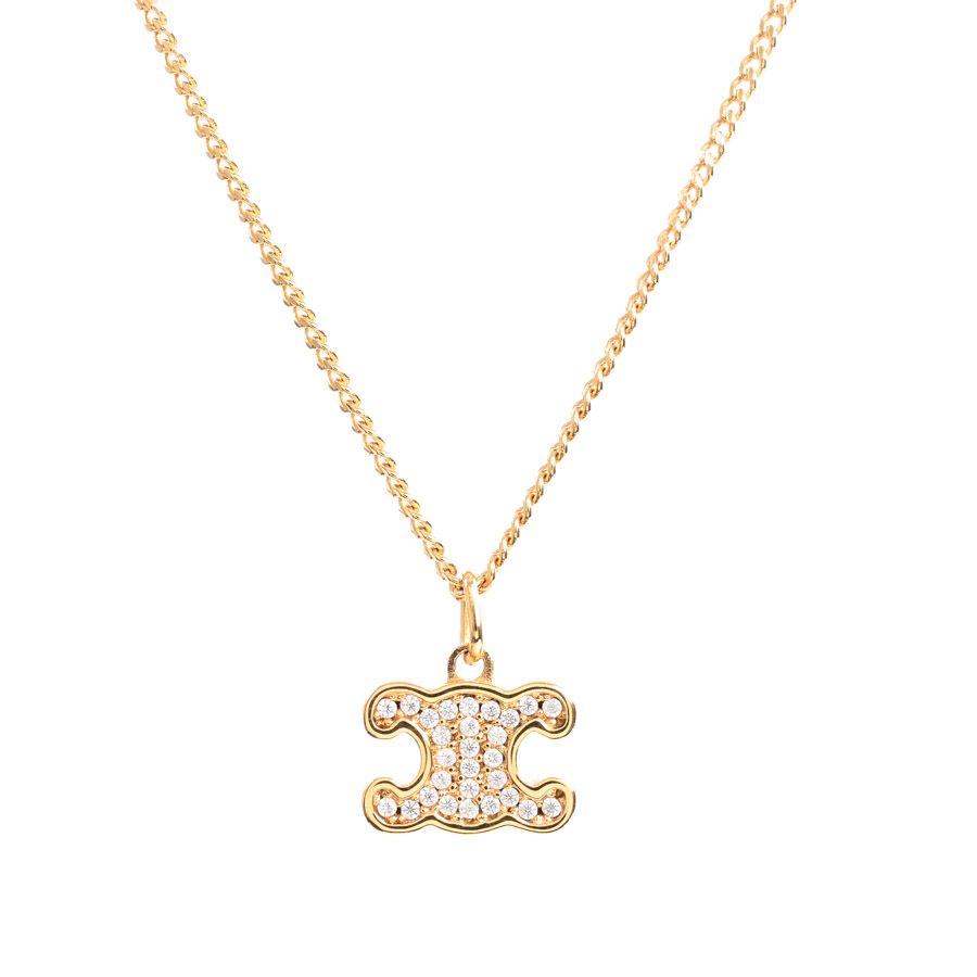 Celine Necklace Triomphe Rhinestone