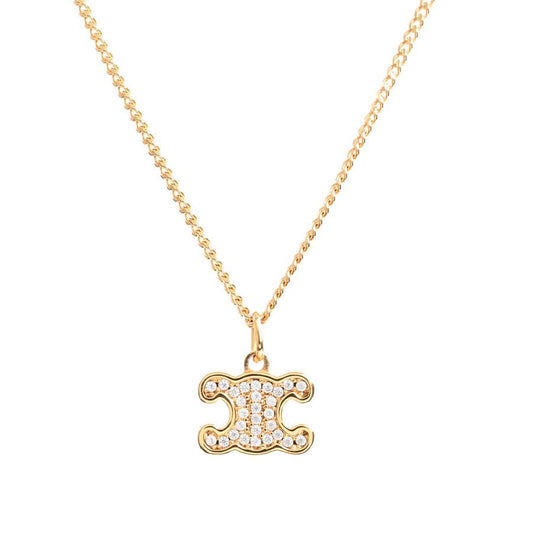 Celine Necklace Triomphe Rhinestone