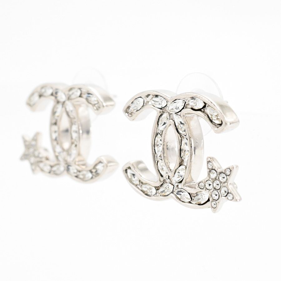 Chanel Earrings Silver — view 2