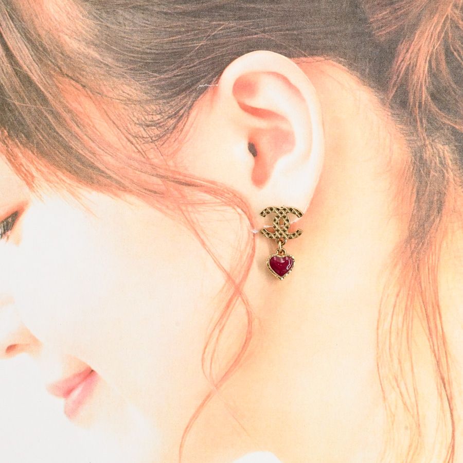Chanel Earrings Gold — view 6