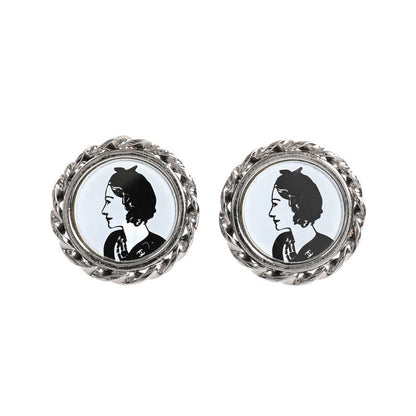 Chanel Earrings Mademoiselle Gray