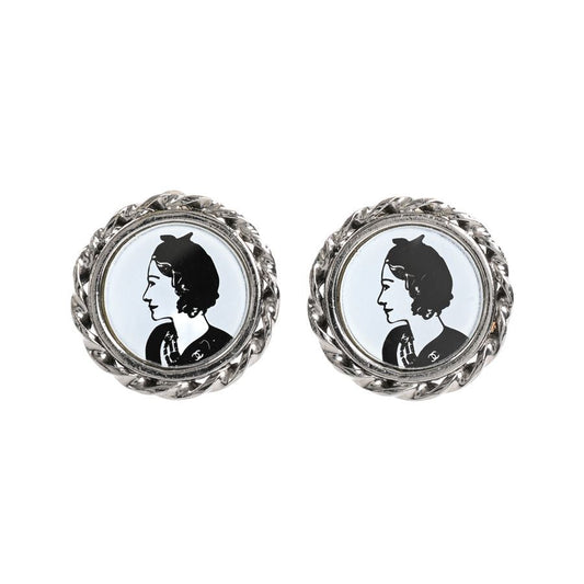 Chanel Earrings Mademoiselle Gray