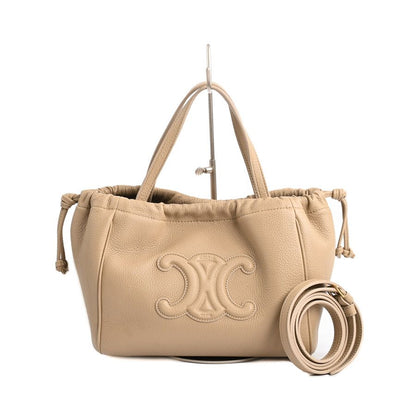 Celine Shoulder Bag Cuir Triomphe Small Lucky Drawstring