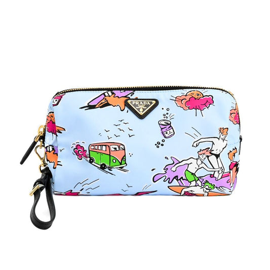 Prada Pouch Cosmetic Blue