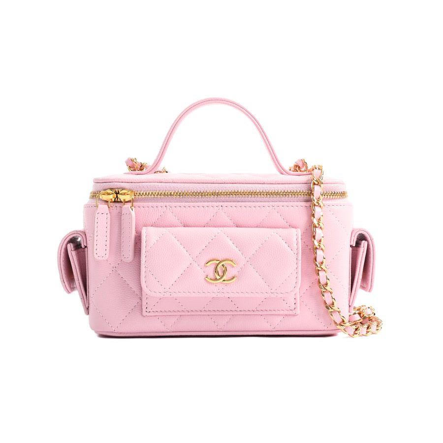 Chanel Shoulder Bag Chain Clutch Vanity