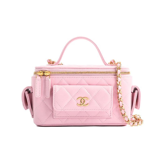 Chanel Shoulder Bag Chain Clutch Vanity