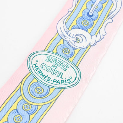 Hermes Scarf Twilly Scarves Pink — view 4
