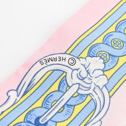 Hermes Scarf Twilly Scarves Pink — view 6
