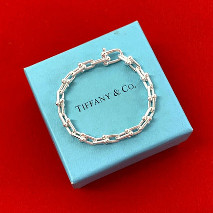 Tiffany & Co Small Roulis Chain 925 Sterling Silver Bracelet