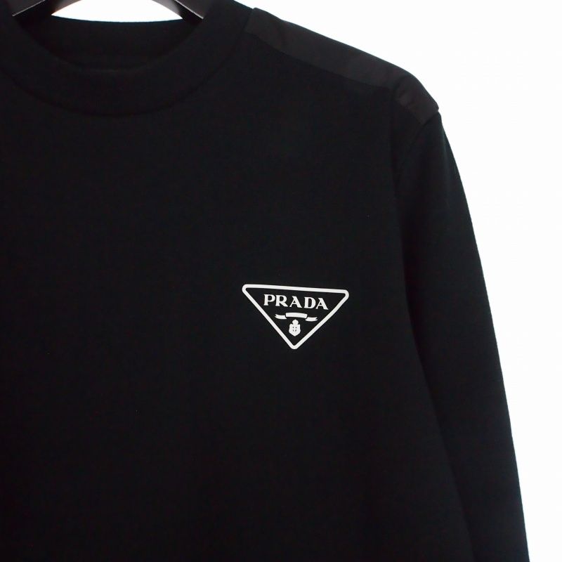 Prada lelogo Sweatshirt Black — view 3