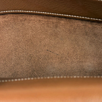 Hermes Clutch Leather Brown — view 6