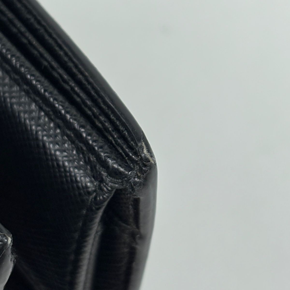Prada Logo Wallet Coin Purse Leather — view 3
